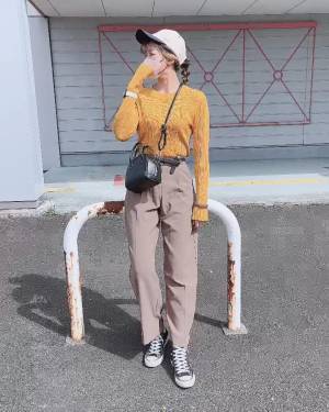 着やせ確実！【GU】指名買いセーターはコンパクトさと萌え袖が決め手です