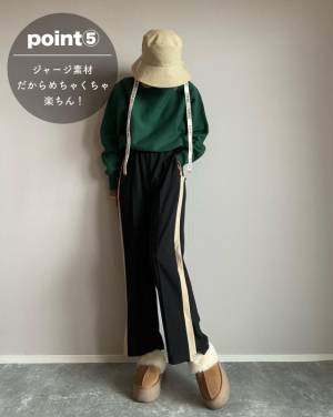 ラクちんおしゃれ♪着こなし自在【GU】プルオンパンツが大注目です！