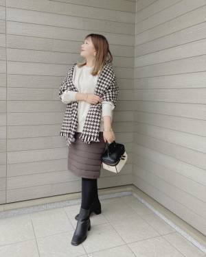 出会えたらラッキー♪ニトリ【N+】美シルエットが際立つダウンスカートがおしゃれと話題！