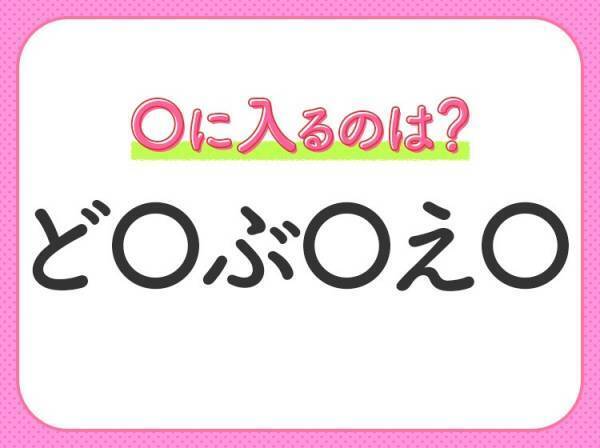 【穴埋めクイズ】これは簡単ですよね！空白に入る文字は？