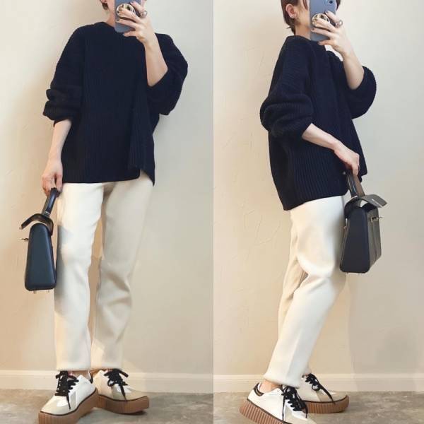 高見え＆スタイルアップの神アイテム降臨！【GU】ニットジョガーパンツ