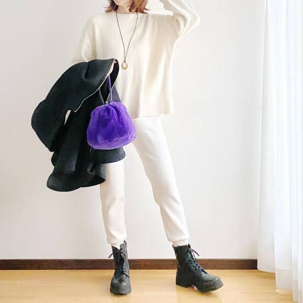 高見え＆スタイルアップの神アイテム降臨！【GU】ニットジョガーパンツ