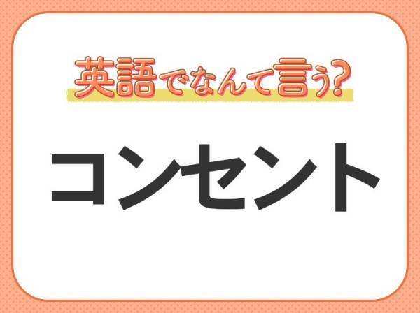 海外では通じない！【コンセント】を英語で正しく言えますか？