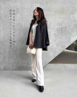 美シルエットに感動の声♡【ユニクロ】フレアレギンスパンツで脚長に！