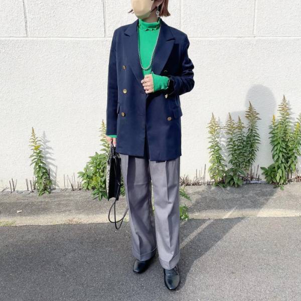 見つけたらすぐ買っちゃって！高見え抜群【GU】ダブルブレストブレザー