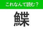 【鰈】の読み方はなに？平べったい魚の名前！