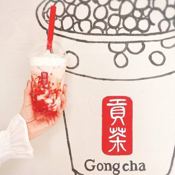 美味しすぎ♪【ゴンチャ】いちご×杏仁の新作ドリンクに待望のフローズンも登場♡