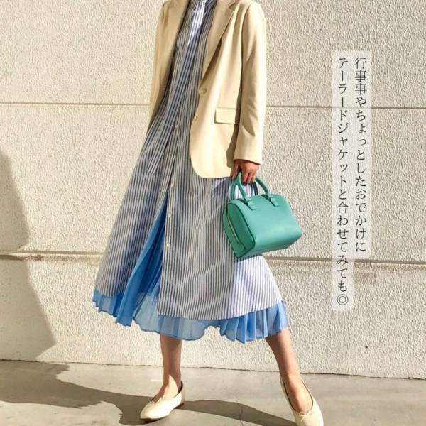 春こそ女っぽコーデしなくっちゃ！【ユニクロ】シフォンプリーツスカートはイロチ買いもおすすめ！