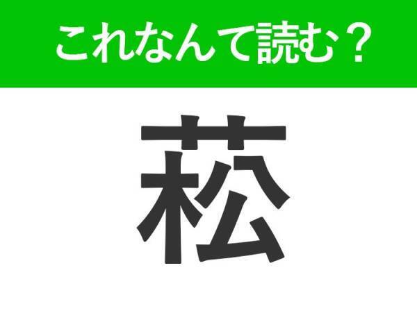 【菘】って読める？七草粥には欠かせない野菜の名前！