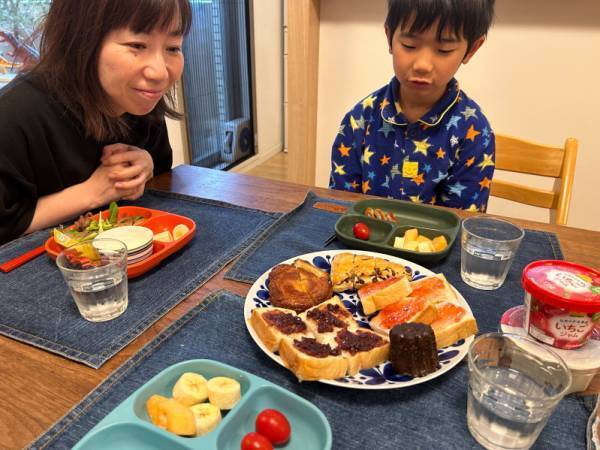 「朝は何食べてる？」パン大好きファミリーの朝ごはん事情