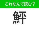 【鮃】はなんて読む？冬が旬の魚を表す難読漢字