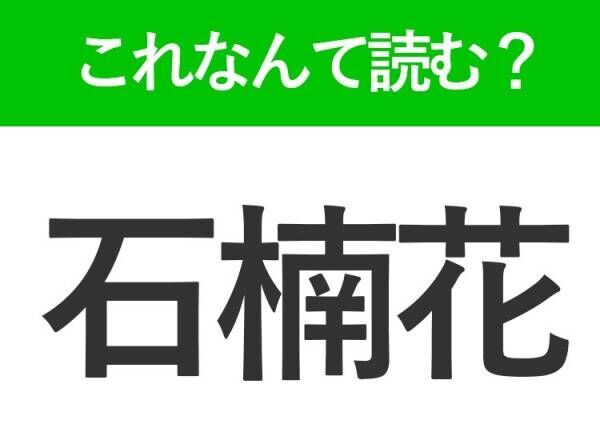 【石楠花】はなんて読む？薄ピンク色の春に咲く花の名前です！