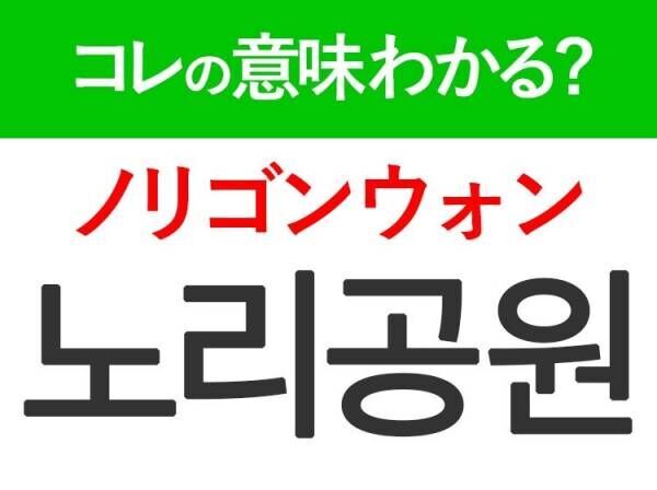 【韓国旅行に行く人は要チェック！】「노리공원（ノリゴンウォン）」は韓国観光の定番！覚えておくと便利な韓国語3選