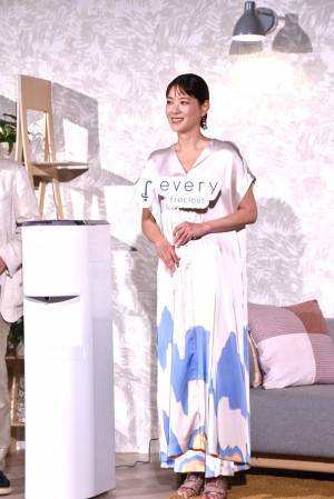 【上野樹里さん】登場！ヘルシーな美しさはおいしいお水と夫婦のルーティンにあり！？新CMお披露目発表会レポ