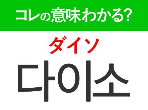 韓国語「다이소（ダイソ）」の意味は？日本でも大人気のあの言葉！