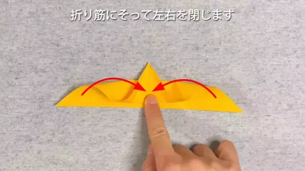 【秋の折り紙】簡単！子供もいっしょに楽しめるかわいいイチョウの作り方