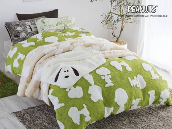 「スヌーピーにくるまれたい♡」『PEANUTS』あったか寝具や冷え対策グッズが西川からオリジナルで登場