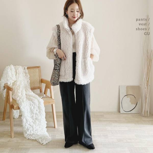 「はくだけで脚長に見えるって神！」【GU】マニアも絶賛の最強ワイドパンツコーデをご紹介