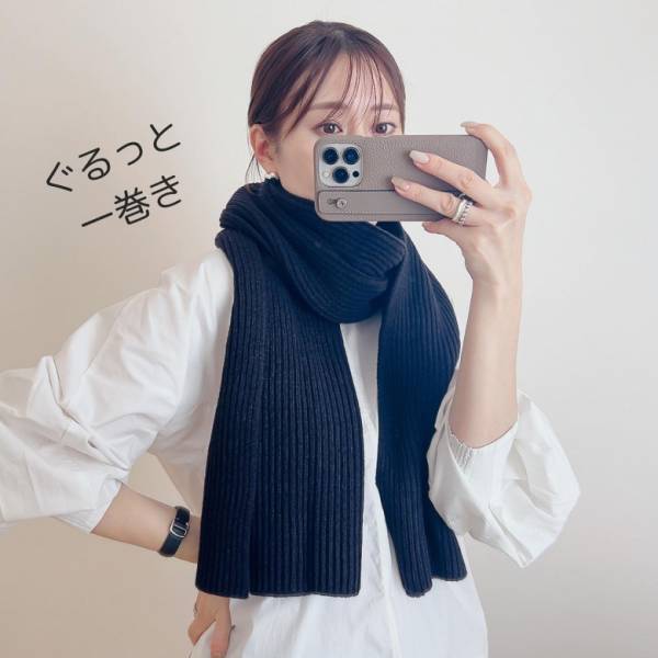 「イロチ買いでも欲しい！」おしゃれさんに聞いた【Uniqlo U】チャンキーストール巻き方アレンジ