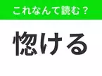 【惚ける】はなんて読む？「ほける」ではもちろんありません！