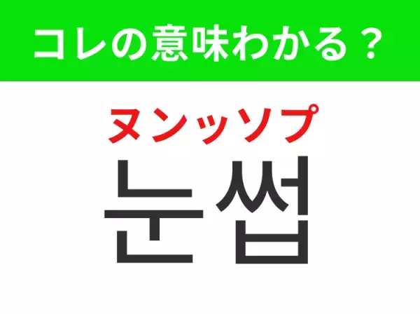【韓国美容】が好きな人は知っておきたいあの言葉！「눈썹（ヌンッソプ）」の意味は？