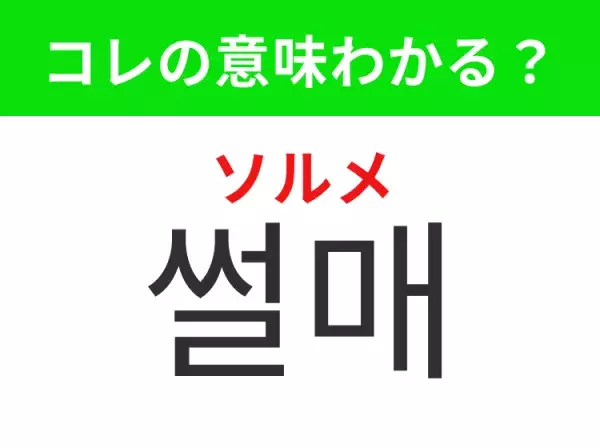 【韓国旅行編】覚えておきたいあの言葉！「썰매（ソルメ）」の意味は？