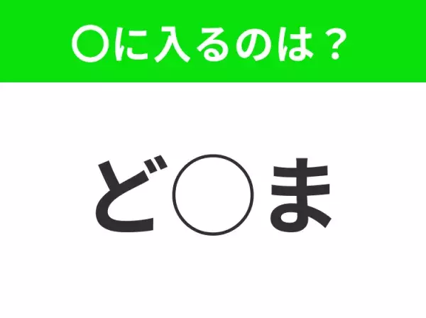 【穴埋めクイズ】すぐに正解できたらすごい！空白に入る文字は？