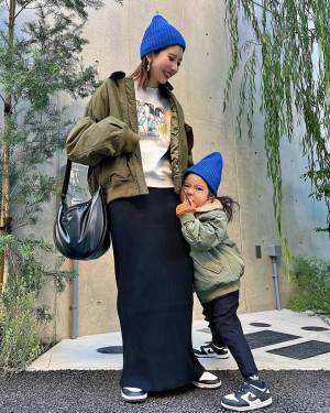 【親子リンクコーデ】アクセントカラーで仲良し親子♡色で繋ぐ冬のおしゃれを満喫しよう♪