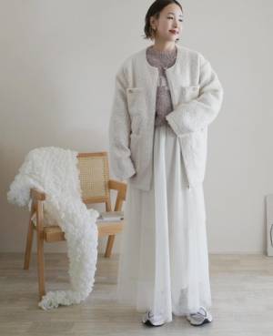 「おしゃれな人はホワイトコーデしてるらしい」【しまむら】アイテムで作る冬に映えるお手本コーデ