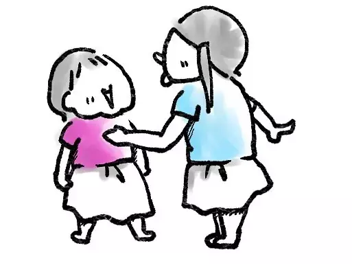 【育児マンガ】「姉妹あるある」赤ちゃんに“赤ちゃん語”をレクチャー！？おままごとでほっこり♡