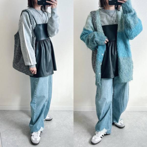 「1,089円でこのクオリティ？！」【しまむら】レザー風ペプラムビスチェが万能すぎる♡