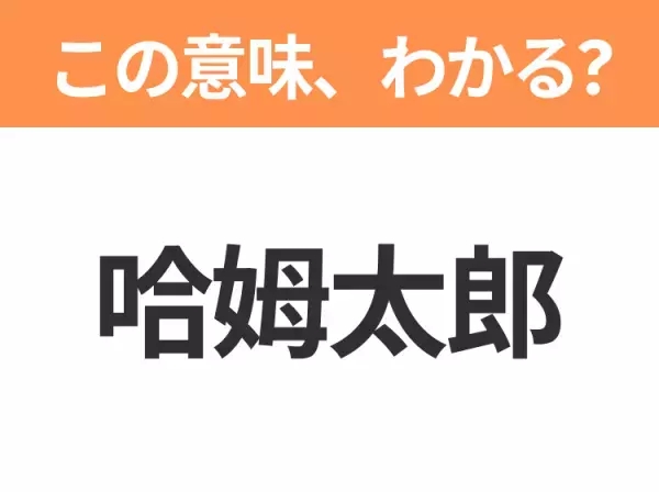 【中国語クイズ】「哈姆太郎」は何のキャラクター？ヒントは「太郎」！小さくて勇敢なあの子