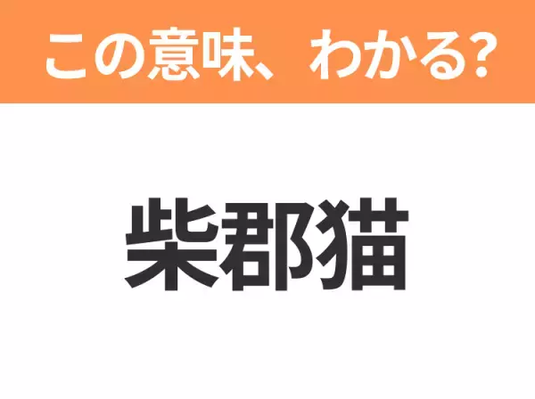 【中国語クイズ】「柴郡猫」は何のキャラクター？ピンク色のしましま模様が特徴の猫！