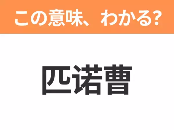 【中国語クイズ】「匹诺曹」は何のキャラクター？嘘をついて鼻が延びてしまったあやつり人形！