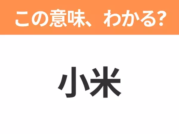 【中国語クイズ】「小米」は何のキャラクター？一流レストランのシェフを夢見るネズミ！