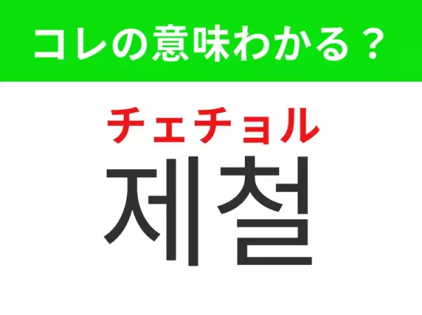 【韓国グルメ編】覚えておきたいあの言葉！ 「제철（チェチョル）」の意味は？