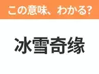 【中国語クイズ】「冰雪奇缘」は何の映画タイトル？王家に生まれた姉妹の物語！