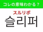 【韓国生活編】覚えておきたいあの言葉！ 「슬리퍼（スルリポ）」の意味は？