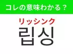 【K-POP編】覚えておきたいあの言葉！ 「립싱（リッシンク）」の意味は？