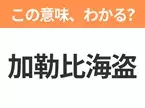 【中国語クイズ】「加勒比海盗」は何の映画タイトル？“カリブの海賊”を映画化したあの作品！