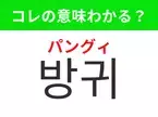 【韓国生活編】覚えておきたいあの言葉！ 「방귀（パングィ）」の意味は？