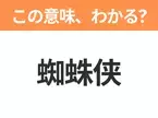 【中国語クイズ】「蜘蛛侠」は何の映画タイトル？クモの糸を操るスーパーヒーロー！