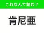 【国名クイズ】「肯尼亜」はなんて読む？アフリカの大自然を満喫できるあの国！