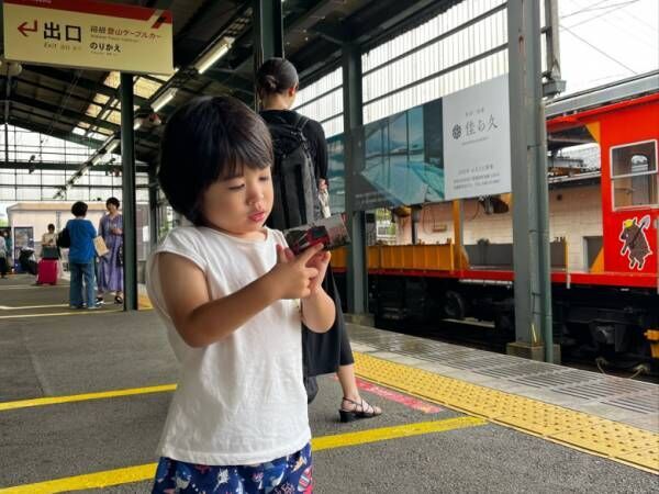 荷物は最小限で楽しむ電車の子連れ旅♪