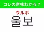 【K-POP編】覚えておきたいあの言葉！ 「울보（ウルボ）」の意味は？