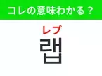 【K-POP編】覚えておきたいあの言葉！「랩영（レプ）」の意味は？