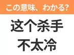 【中国語クイズ】「这个杀手不太冷」は何の映画タイトル？プロの殺し屋と12歳の少女の物語！