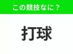 【競技名クイズ】「打球」はなんのスポーツ？女性人気も高いあの競技！