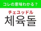 【韓国生活編】覚えておきたいあの言葉！「체육돌（チェユッドル）」の意味は？