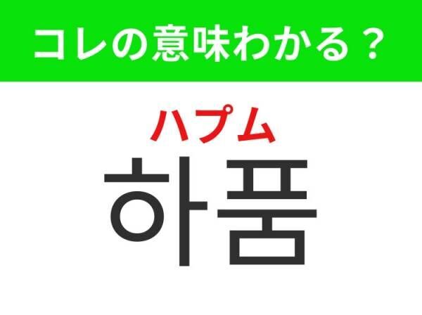 【韓国旅行に行く人は要チェック！】「재채기（チェチェギ）」の意味は？花粉の時期は特につら～いあの生理現象！覚えておくと便利な韓国語3選